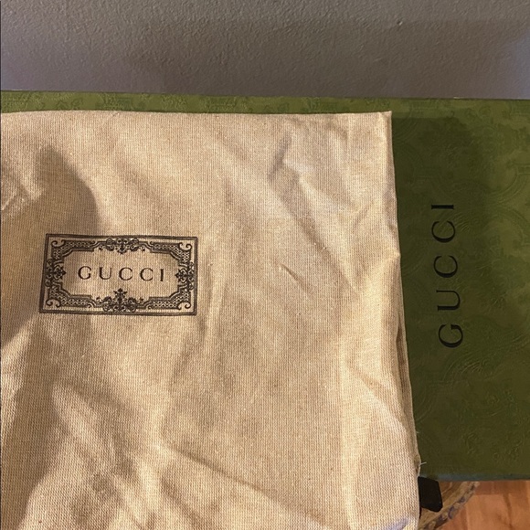 💚🤍❤️Gucci Ace Interlocking GG Leather 3 Strap  Flat Sneakers Shoes White size:10 - Picture 14 of 16